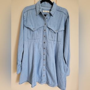 Free People We the Free Sammi denim mini dress NWT size xs